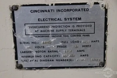 USED CINCINNATI INC AS175-10