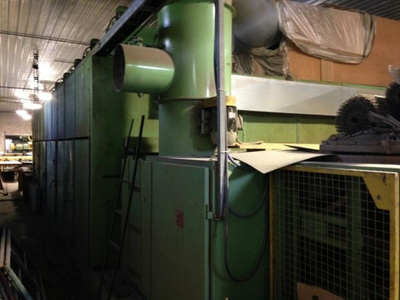 Fezer Wood Veneer Screen Dryer, Infeed and Outfeed