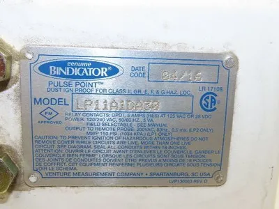 Used BINDICATOR _UNKNOWN_ Miscellaneous MRO | Arrow Industrial #654698
