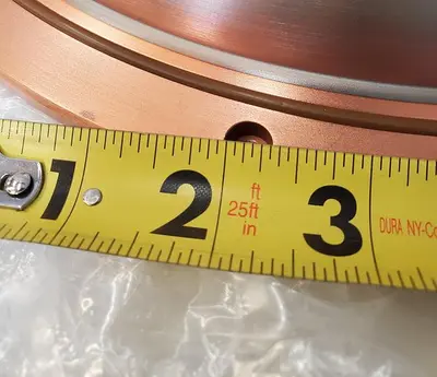 AMAT Al/Nd SPUTTERING TARGET 13 INCH DIAMETER .250 INCH THICK