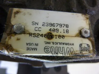 USED WHITE HYDRAULICS RS2406  100