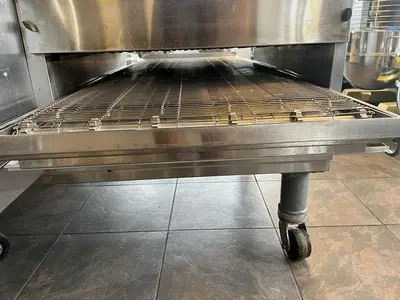 Middleby Marshall PS638G-2 65” Gas Double Impingement Conveyor Oven - Natural Gas