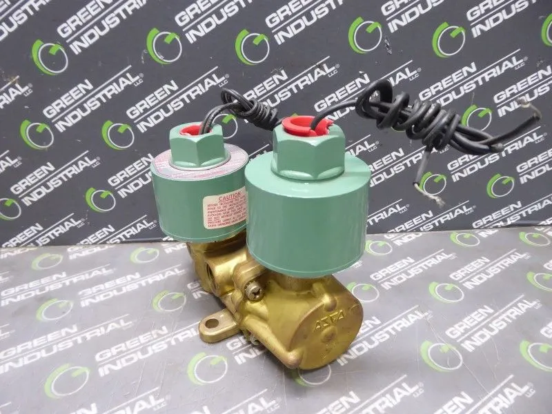 ASCO 8344 81 Red Hat Solenoid Valve Used