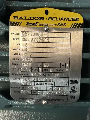New | in-Stock BALDOR ECP2394T-4 A.C. Motors Ohio US | Surplus Asset Holdings #1185474
