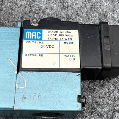 Used MAC VALVES INC 825C-PM-501AA-552 Solenoid Valves California US | Davliegogo LLC #1705969