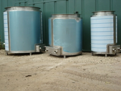 1,100 L S/S Electrically Heated Jacketed Cooker Tank