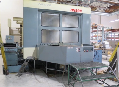 NIIGATA HN80C MACHINING CENTERS, HORIZ, N/C & CNC (Incl.Pallet Chan) | Wheeler Machinery Sales (9)