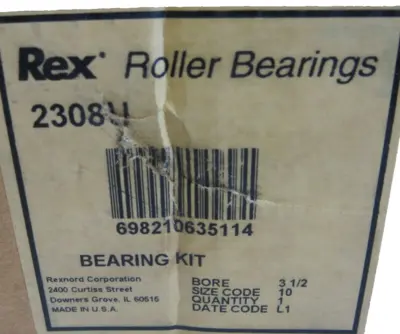 NEW REXNORD 2308U ROLLER BEARING 3 1/2" INSERT