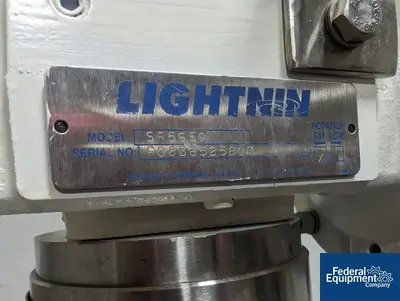 USED DCI 400 Liter DCI Reactor, 316L S/S, 45/125#