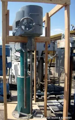 Used Mooney Slow-Speed Disperser – 5 HP, 18” Bowtie Blade, Air/Oil Lift