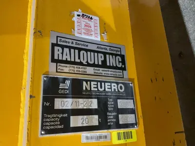 (4) 20 TON (160,000 LBS TOTAL) RAILWAY / NEUERO HEAVY DUTY MOBILE VERTICAL LIFT JACKS: YOBRO #24229
