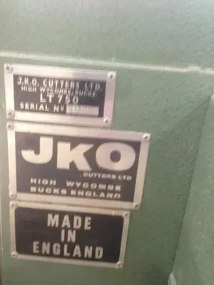 USED JKO LT 750 TOP AND BOTTOM LAMINATE TRIMMER