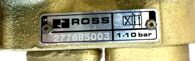 USED ROSS 2776B5003 SOLENOID VALVE 400C79