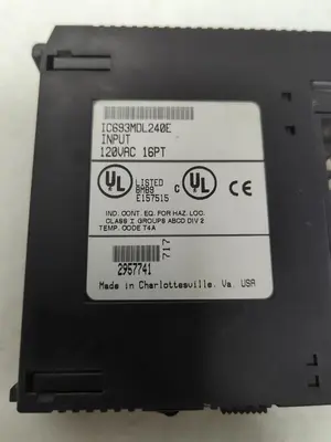 Used GE FANUC IC693MDL240E PLC Input & Output Ohio US | Surplus Asset Holdings #1240000