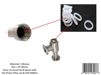 Nozzle Tip O-Ring (Silicone / Viton)