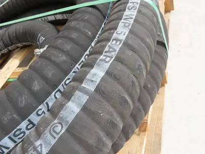 Jason 4470 Dry Bulk Material Suction Hose 4" ID x 49' Gum Rubber 75 PSI