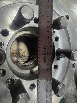 USED BUCK 12 INCH 3 JAW CHUCK