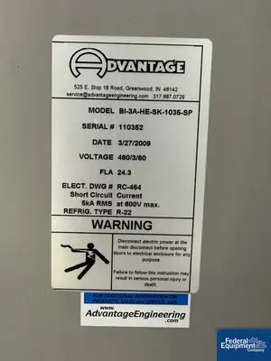 USED Advantage Engineering Inc. 2.9 Ton Advantage Chiller, Model 3A, Air Cooled