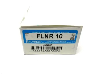 New | in-Stock Littelfuse Time Delay Cartridge Fuse Class RK5 250V 10A Fuses Michigan US | Maverick Industrial Sales #1456533