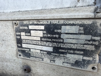 Used 2002 TRAILMOBILE _UNKNOWN_ Box Trailers Ohio US | Miedema Asset Management Group #1693551