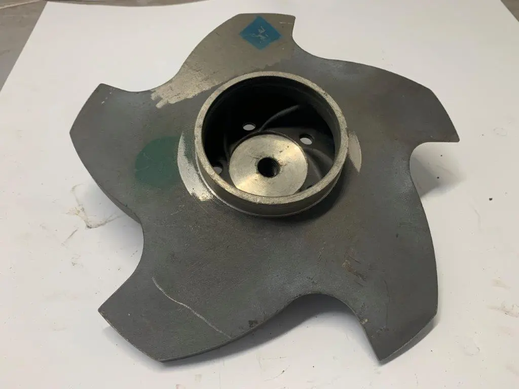 Durco 11” x 3” 5 Vane 26842 DNI Impeller, Nickel