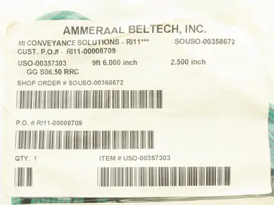New | in-Stock AMMERAAL BELTECH _UNKNOWN_ Conveyor Parts Indiana US | Arrow Industrial #944997
