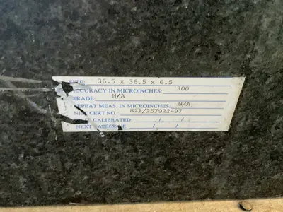 Used RENSHAW 2109119 Granite Surface Plates Ohio US | HGR 24 #1272614
