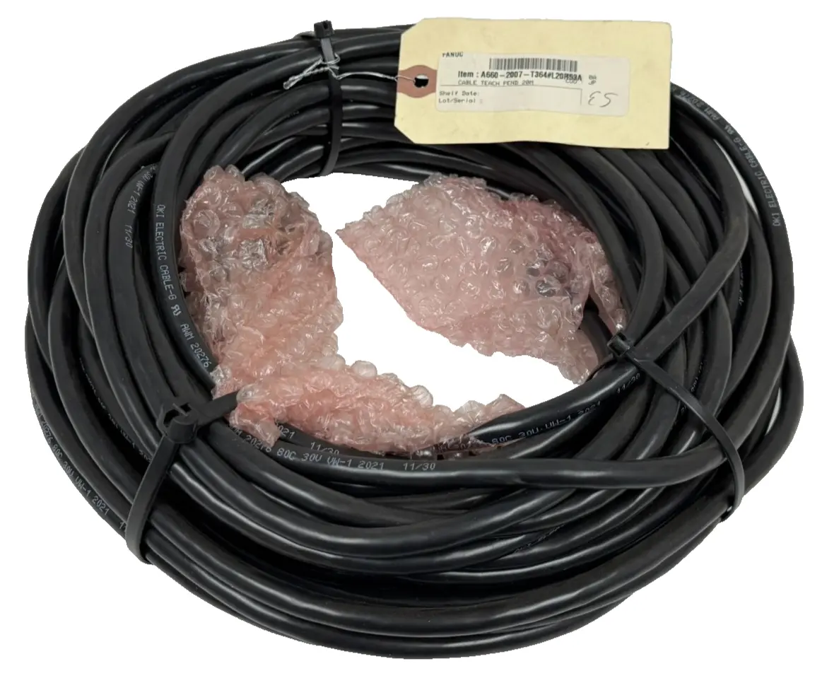 NEW FANUC A660-2007-T364#L20R53A TEACH PENDANT CABLE 20M A660-2007-T364