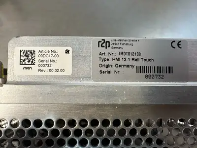 Dc17 Rugged 12.1" Panel PC / Touch Screen IMDT012100 R2p 09DC17-00 (8.6.6)