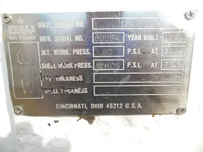 Mixer, Ribbon, 10 CF, 304 S/st, Jkt, 5 HP, #S742491
