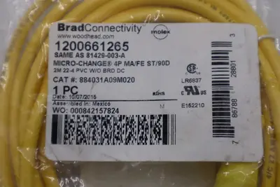 Brad Harrison 884031a09m020 MICRO-CHANGE 4P MA/FE ST/900 STOCK H1682