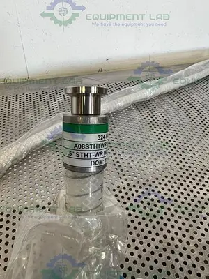 USED SANI TECH STHT-WR-0500 74" SILICONE HOSE W/ 1/2" SANITARY FITTING TO THREADED