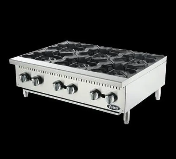6 BURNER GAS BURNERS - HEAVY DUTY