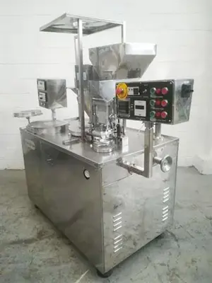 Pharmafill Model CF2 Stainless Steel Semiautomatic Filler