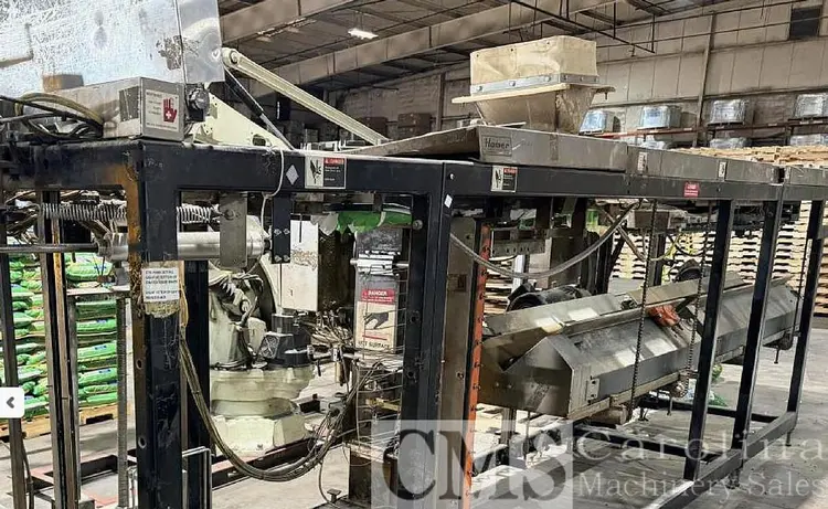 Used 2003 HAMER MODEL 2080 FORM FILL SEAL BAGGER WITH ROBOT STACKER Baggers CA | CAROLINA MACHINERY SALES #1371340