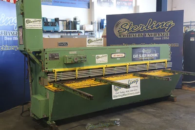 Used DI-ACRO 10FTX1/8IN Power Squaring Shears (Gauge) California US | Sterling Machinery Exchange #1467182