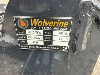 Used WOLVERINE LL-12-78W SKID STEER LAND LEVELER Box Blades Michigan US | Miedema Asset Management Group #1322424