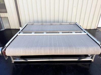 NERCON 9' W x 8' L S/S Bi-Directional Accumulation Table