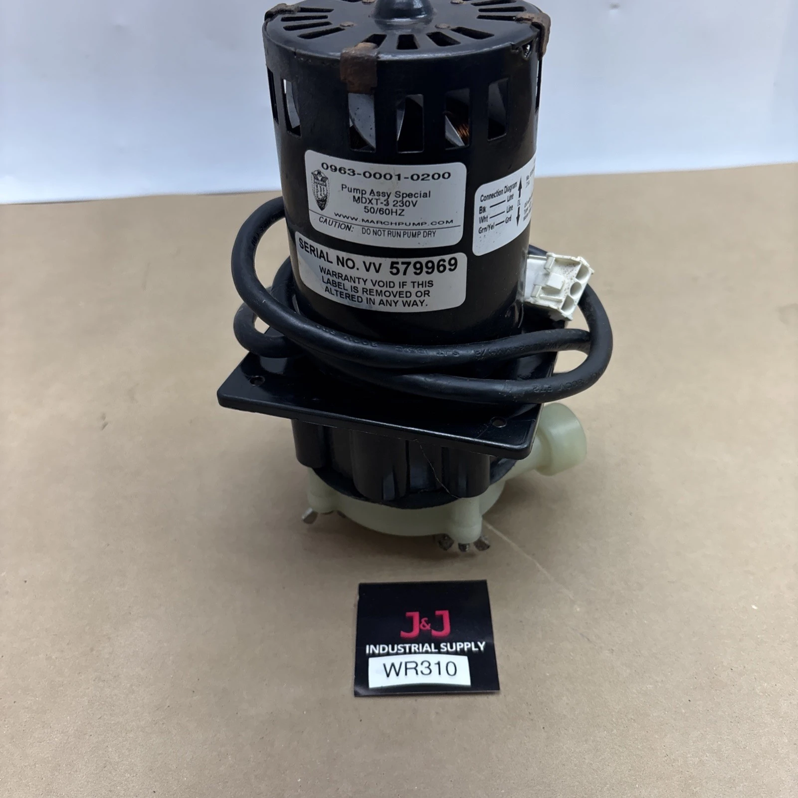 March 579969 Motor 230V MDXT-3 ,fast Shipping.