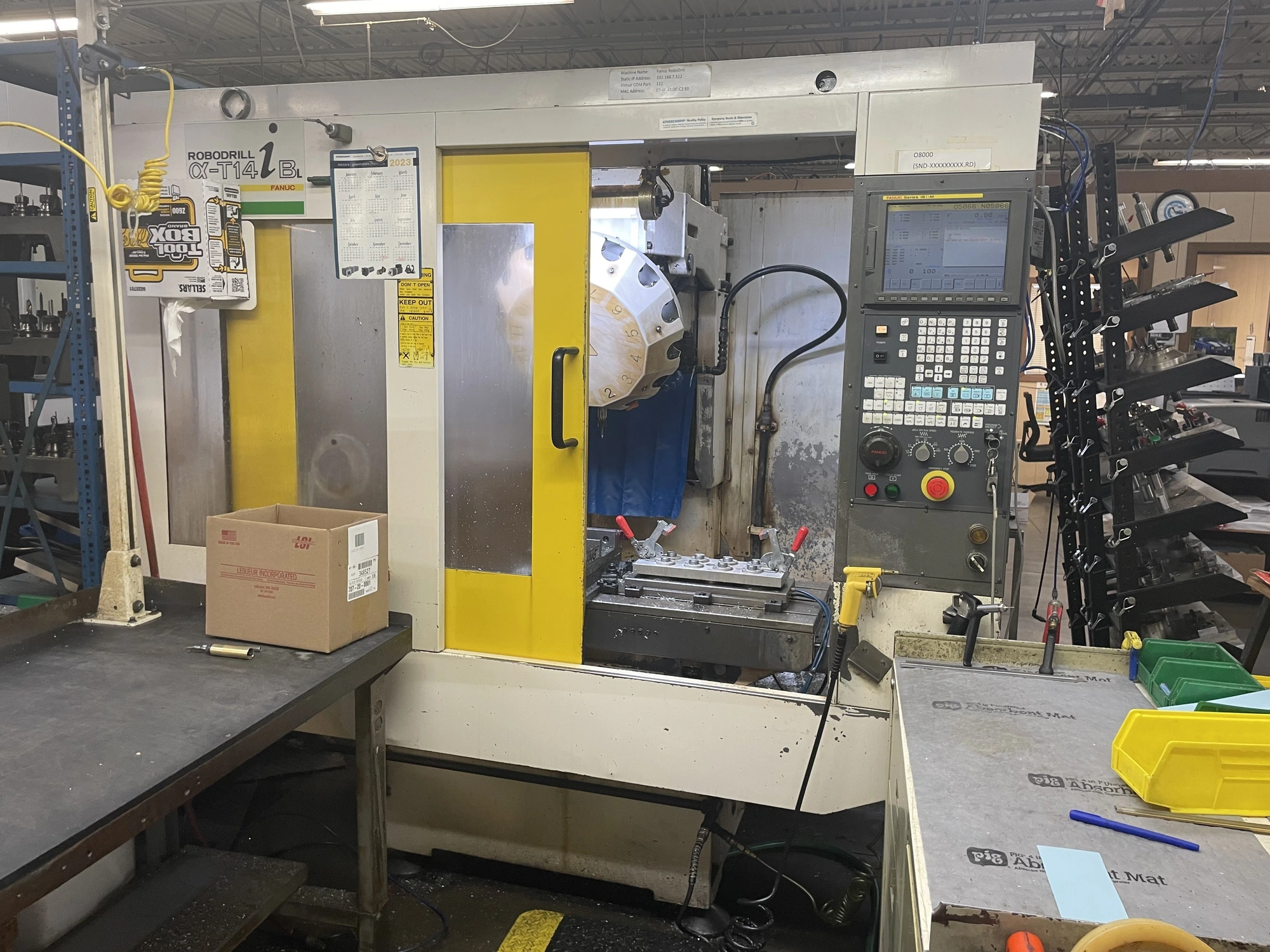 USED 2001 FANUC ROBODRILL ALPHA T14IBL