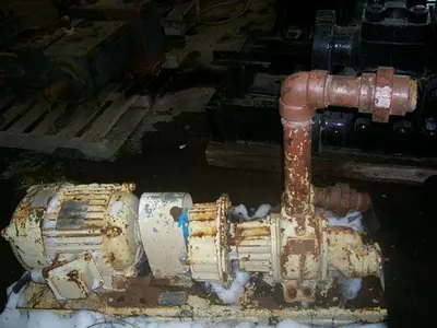 USED ROPER 2X2 GEAR PUMP