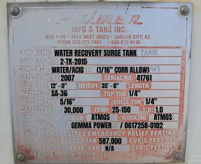 USED 2007 PALMER 2-TK-2015