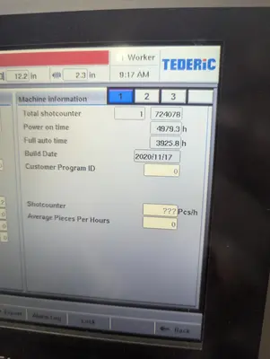 2020 TEDERIC D160/600 Injection Molding Horizontal/Vertical | Machinery Network (2)