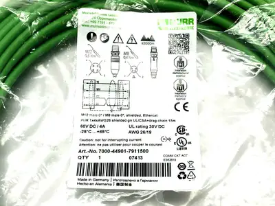 NEW MURR ELEKTRONIK SHIELDED ETHERCAT CABLE