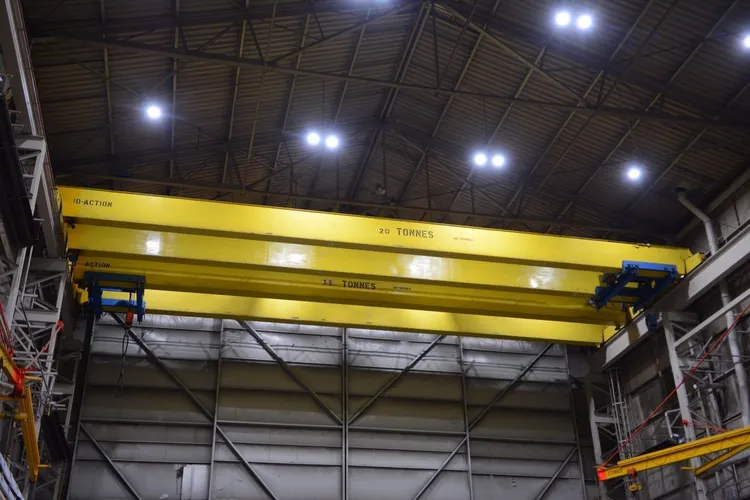 Used 2001 PRO-ACTION 20T Bridge & Overhead Cranes CA | MACHINERY INC. #116530