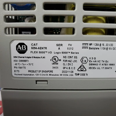 Used ALLEN BRADLEY 5094-AENTR PLC Ethernet Equipment California US | American Industrial Supply Co. #1460056