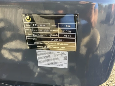 Used 2026 ATS POWER ATS-ME18 Crawler Excavators - Mini Michigan US | Miedema Asset Management Group #1579235