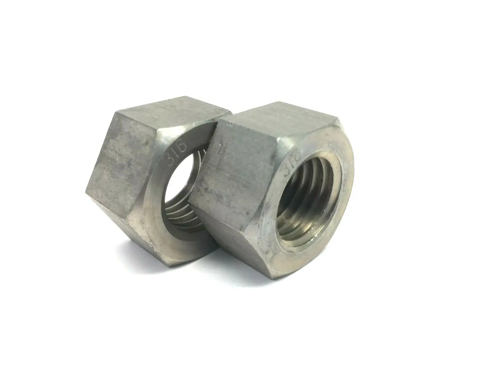 Hex Nut Stainless Steel 7/8"-9 NC LOT OF 2 - New Other