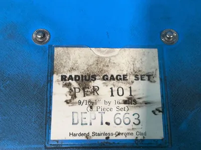 Used _UNKNOWN_ PFR 101 Radius Gages Ohio US | HGR 24 #1251229
