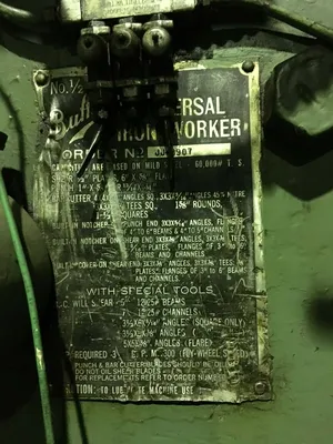 Used Buffalo No. 1/2 Ironworkers Quebec CA | Machineco #1256305